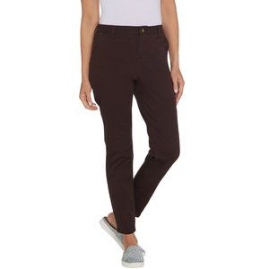 Lori Goldstein Stretch Twill Skinny Pant w/ Pocket
